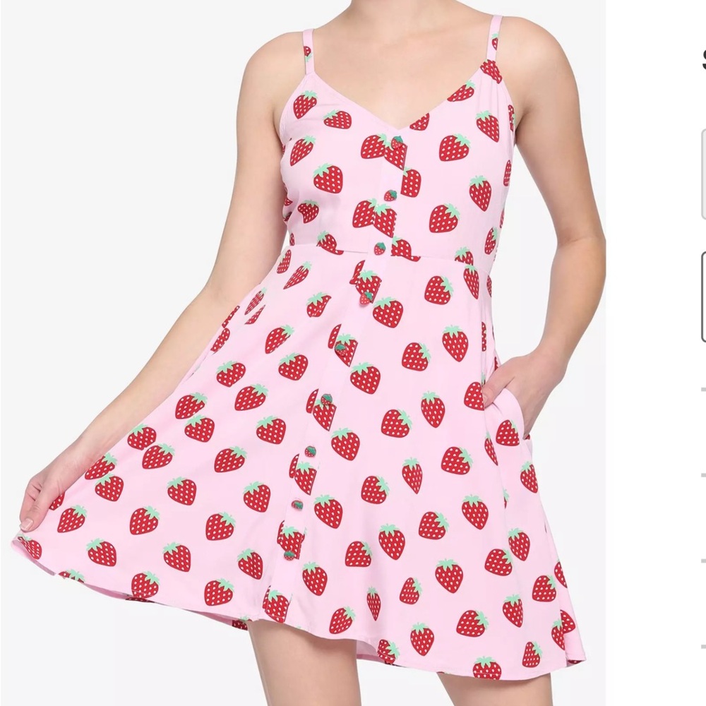 Hot topic strawberries 🍓 dress S